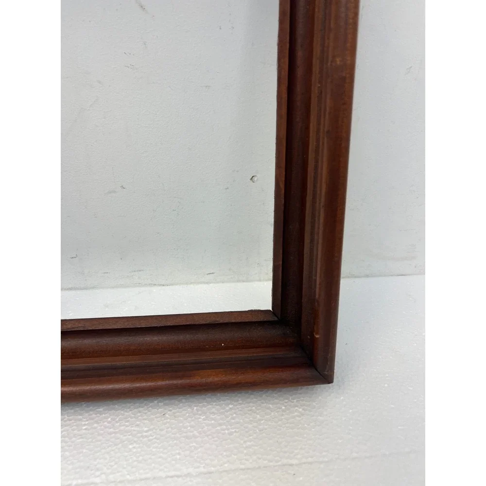 Victorian Antique Carved Deep Wood Picture Frame Fits 9x11 Brown Walnut Wall Art